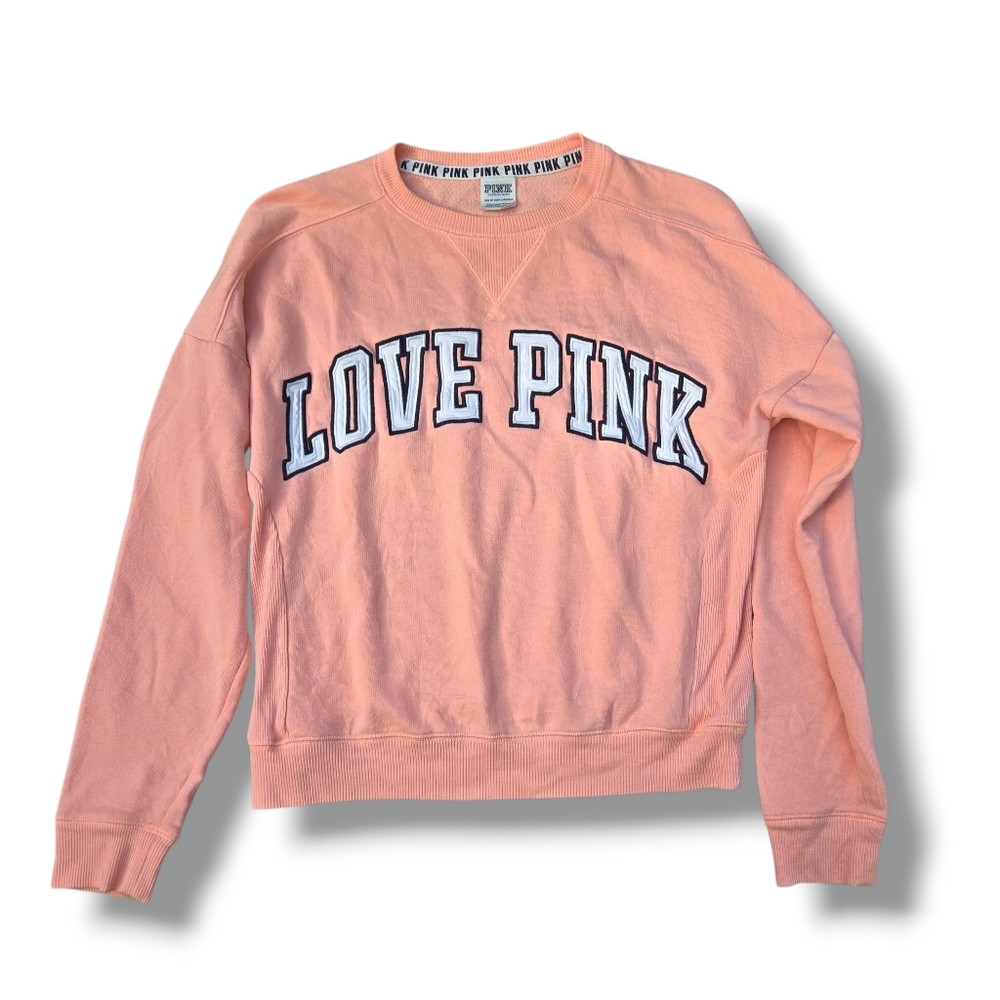 PINK LOVE Victoria's Secret Women's Peach Sweater Xs
